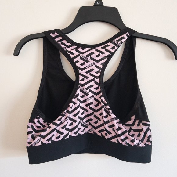 Versace Greca Signature Accent Sports Bra - Picture 3 of 4